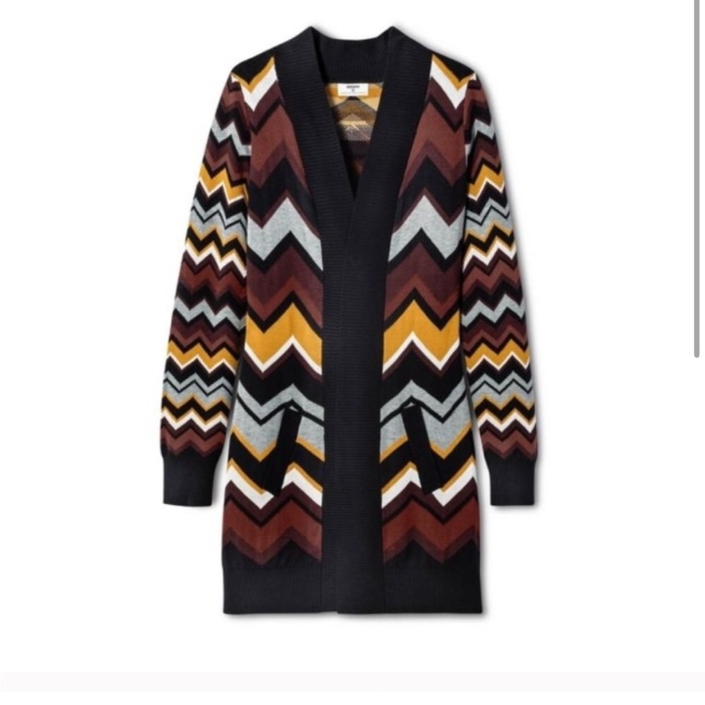 Missoni for Target long patchwork cardigan